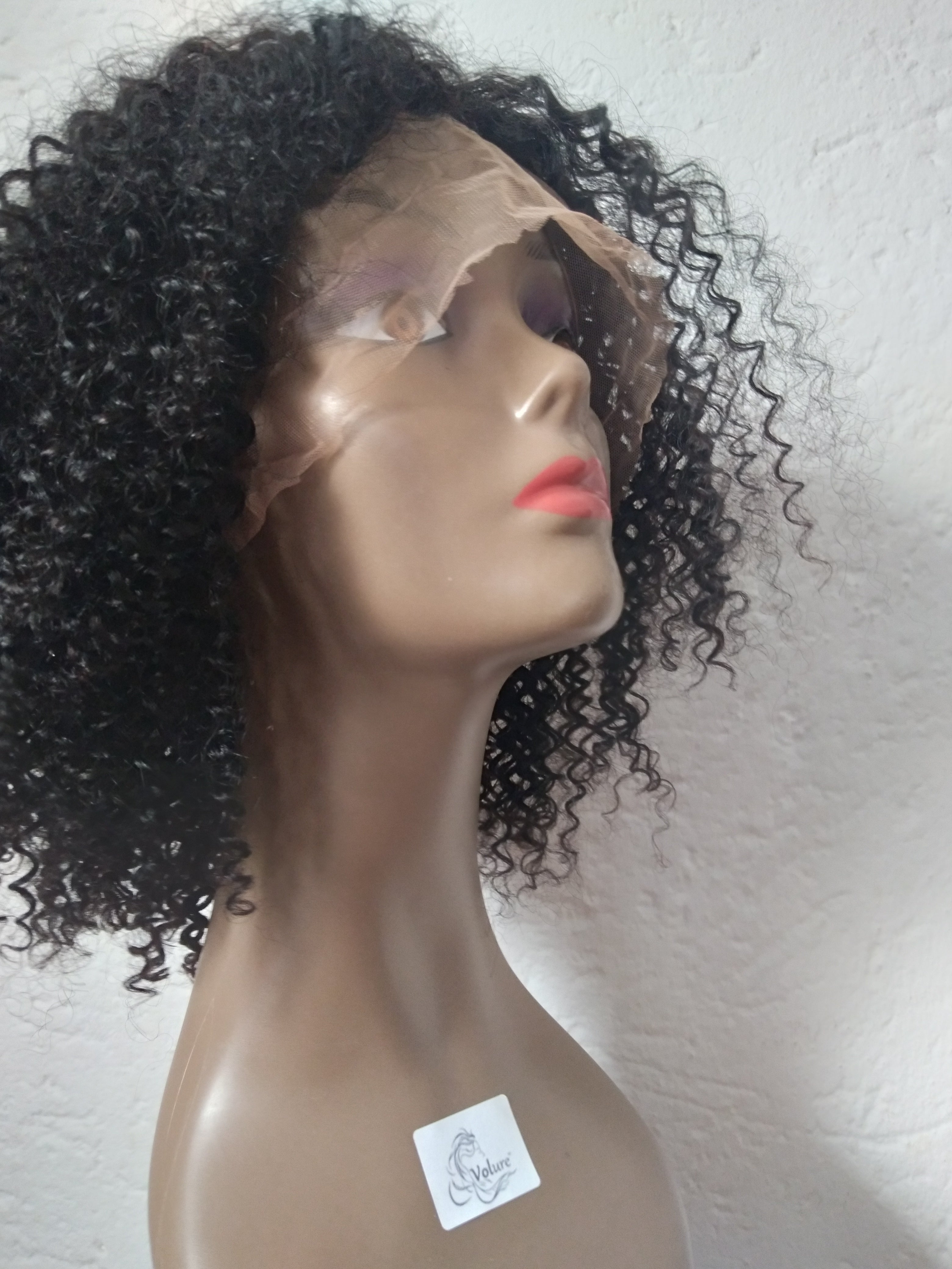 Curly hair outlet toupee